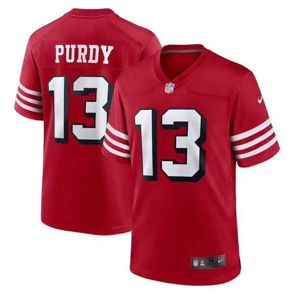 Toddlers San Francisco 49ers #13 Brock Purdy Red Stitched Game Jersey